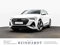 Gebraucht Audi e-tron S-Line 300 kW (408 PS) 2022 Gletscherweiß metallic SUV