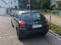 Gebraucht Toyota Corolla 97 PS (71 kW) 2002 Blau Kleinwagen