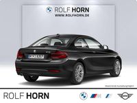 Gebraucht BMW 218 Advantage 136 PS (100 kW) 2021 Black sapphire metallic Coupé