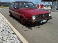Gebraucht VW Golf II 53 PS (38 kW) 1986 Rot Kleinwagen