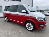Gebraucht VW Multivan Highline 150 PS (110 kW) 2016 Weiß/rot Van / Kleinbus