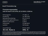 Gebraucht Audi A5 Ambiente 367 PS (269 kW) 2025 Gletscherweiß metallic Kombi