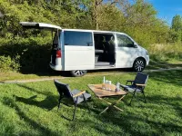 Gebraucht VW Multivan Comfortline 179 PS (131 kW) 2015 Weiß Van / Kleinbus