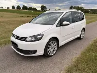Gebraucht VW Touran Highline 170 PS (125 kW) 2012 Weiß Van / Kleinbus