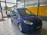 Gebraucht Ford Tourneo Courier Titanium 101 PS (74 kW) 2017 Blau Van / Kleinbus