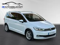 Gebraucht VW Touran Highline 150 PS (110 kW) 2018 Weiß Van / Kleinbus