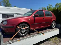 Gebraucht VW Golf IV 75 PS (55 kW) 1999 Orange Kleinwagen