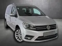 Gebraucht VW Caddy Maxi Highline 102 PS (75 kW) 2015 Silber metallic Van / Kleinbus