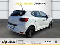 Gebraucht Dacia Sandero Expression 91 PS (66 kW) 2023 Arktis weiß (schwarz) Kleinwagen