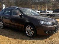 Gebraucht VW Golf VI Highline 105 PS (77 kW) 2010 Toffeebraun Kleinwagen