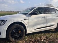 Gebraucht Audi e-tron S-Line 230 kW (313 PS) 2021 Weiß SUV
