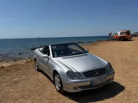 Gebraucht Mercedes CLK200 Avantgarde 163 PS (119 kW) 2003 Silber Cabrio