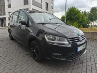 Gebraucht VW Sharan Comfortline 150 PS (110 kW) 2015 Schwarz Van / Kleinbus