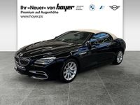 Gebraucht BMW 640 Cabriolet 313 PS (230 kW) 2017 Schwarz ii Cabrio