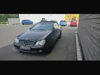 Gebraucht Mercedes CLK200 163 PS (119 kW) 2005 Schwarz Cabrio