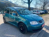 Gebraucht VW Touran 102 PS (75 kW) 2005 Grün Van / Kleinbus