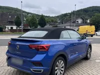 Gebraucht VW T-Roc Cabriolet R-line 150 PS (110 kW) 2020 Blau Cabrio