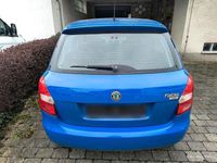 Gebraucht Skoda Fabia 2010 Blau Kleinwagen