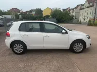 Gebraucht VW Golf VI Trendline 102 PS (75 kW) 2009 Weiß Kleinwagen