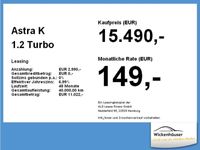 gebraucht Opel Astra 1.2 Turbo Elegance LM LED KlimaA W-Paket