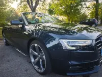 Usata Audi A5 Cabriolet S-Line 204 CV (150 kW) 2013 Blu Cabrio