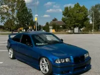 Second-hand BMW 320 150 CP (110 kW) 1992 Albastru Coupe
