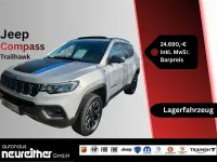 Gebraucht Jeep Compass Trailhawk 179 PS (131 kW) 2022 Silber SUV