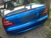 Gebraucht Mercedes SLK200 163 PS (119 kW) 2001 Blau Cabrio