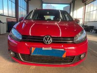 Gebraucht VW Golf VI Highline 110 PS (80 kW) 2009 Rot Kleinwagen