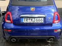 Second-hand Abarth 595 Turismo 165 CP (121 kW) 2022 Albastru Cabrio