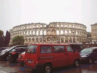 Second-hand VW Transporter 88 CP (64 kW) 1999 Roșu Van