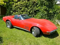 Gebraucht Corvette C3 194 PS (142 kW) 1972 Rot Cabrio