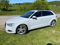 Brugt Audi A3 Design 184 HK (135 kW) 2017 Hvid Sedan