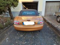 Gebraucht Mazda MX5 110 PS (80 kW) 1999 Gold Cabrio