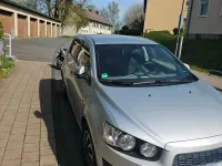 Gebraucht Chevrolet Aveo 115 PS (84 kW) 2012 Silber Kleinwagen