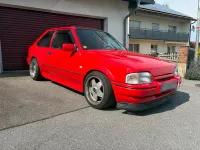 Gebraucht Ford Escort 90 PS (66 kW) 1989 Rot Coupé