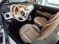 Gebraucht Fiat 500 Lounge 69 PS (50 kW) 2009 Weiß Cabrio
