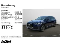 Gebraucht Audi Q7 S-Line 286 PS (210 kW) 2022 Navarrablau metallic SUV