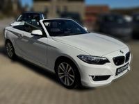 Gebraucht BMW 218 Advantage 136 PS (100 kW) 2015 Weiß Cabrio