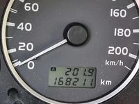 Gebraucht Mitsubishi Space Star 98 PS (72 kW) 2004 Blau Van / Kleinbus