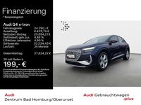 Gebraucht Audi Q4 e-tron S-Line 194 kW (265 PS) 2023 Navarrablau metallic SUV