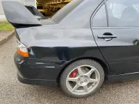 Begagnad Mitsubishi Lancer Evolution 280 HK (205 kW) 2004 Svart Sedan