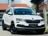 Gebraucht Skoda Karoq Active 116 PS (85 kW) 2019 Bila candy/candyweiss SUV