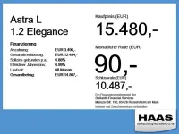 Gebraucht Opel Astra Elegance 110 PS (80 kW) 2023 Lackierung peperoncino red/typ verkleidu (metallic) Limousine