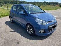 Gebraucht Hyundai i10 Intro Edition 67 PS (49 kW) 2014 Blau metallic Kleinwagen