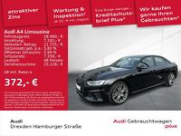 Gebraucht Audi A4 S-Line 150 PS (110 kW) 2022 Mythosschwarz metallic Limousine