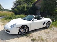 gebraucht Porsche Boxster 987 Sport Chrono Xenon Navi 19 Zoll weiß matt