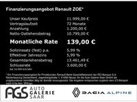 gebraucht Renault Zoe Life R110 Navi+ Bose +Klimaautom....BATTERIE gemie
