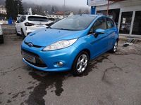 Gebraucht Ford Fiesta Titanium 82 PS (60 kW) 2009 Blau Kleinwagen
