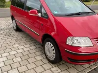 Gebraucht VW Sharan Comfortline 116 PS (85 kW) 2009 Rot Van / Kleinbus